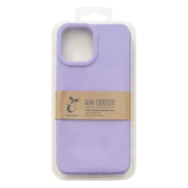 iPhone 14 Pro Max Cover Eco Silicone hajoava - violetti