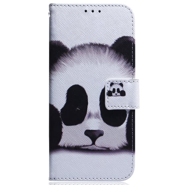 Plånboksfodral för Samsung Galaxy S26 Plus Mönstertryck Konstläder - Panda