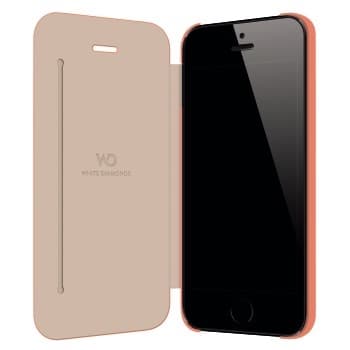 White Diamonds Trinity Booklet till Apple iPhone 5/5S/SE - Korall Vit