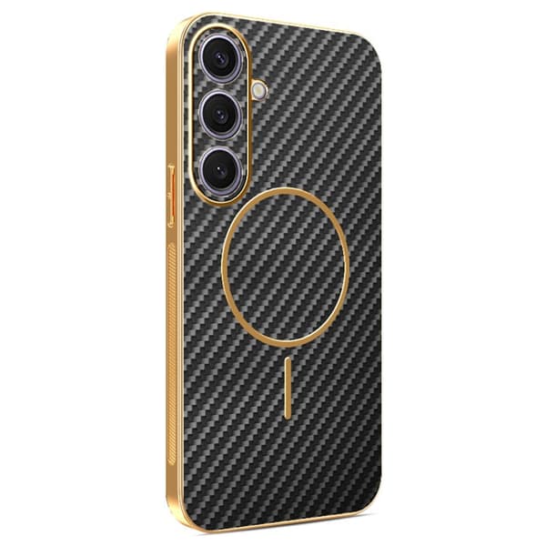 Mobilskal för Samsung Galaxy S26 Plus Karbonfiber TPU - Svart