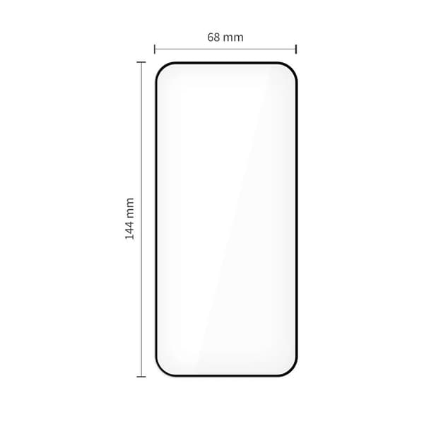 Tech-Protect [2-Pack] iPhone 15/16 Härdat Glas Skärmskydd Quick Set Svart