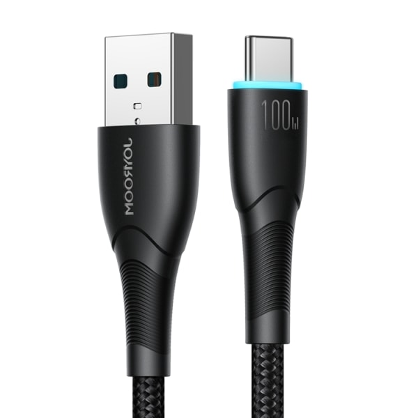 Joyroom Starry USB-A till USB-C 100W Kabel 1m - Svart