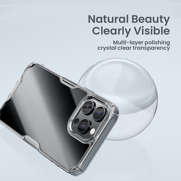 NILLKIN Nature Pro Series Mobilskal till iPhone 16 Pro Transparent