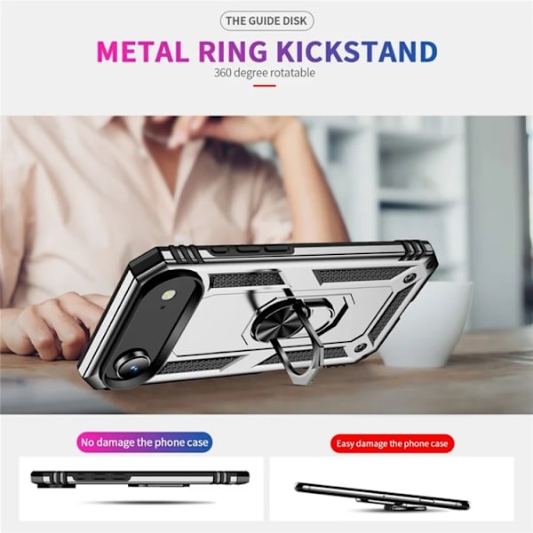 Mobilskal till iPhone Air med Kickstand - Silver Silver