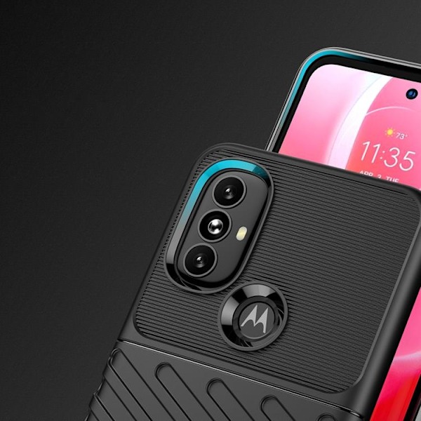 Thunder Flexible Armored Skal Motorola Moto G Power (2022) - Svart