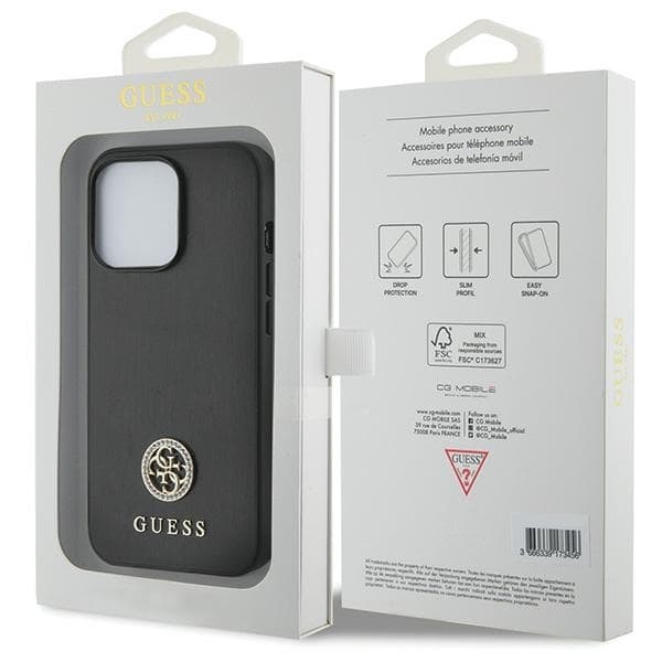 Guess Mobilskal till iPhone 13 Pro Max MagSafe Strass Metal Logo