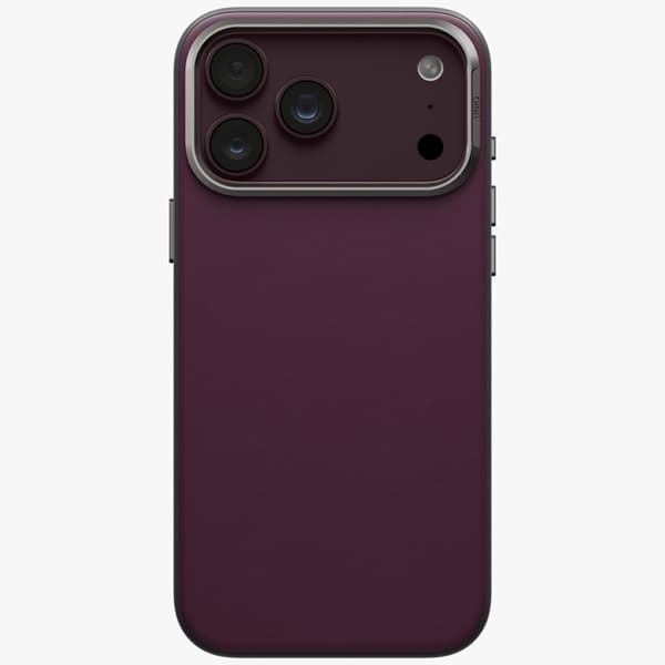 UNIQ Mobilskal För iPhone 18 Pro/17 Pro Lyden DS Magclick - Burgundy