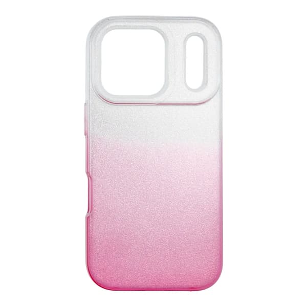 Mobilskal till iPhone 17 Pro Shining - Transparent/Rosa Transparent