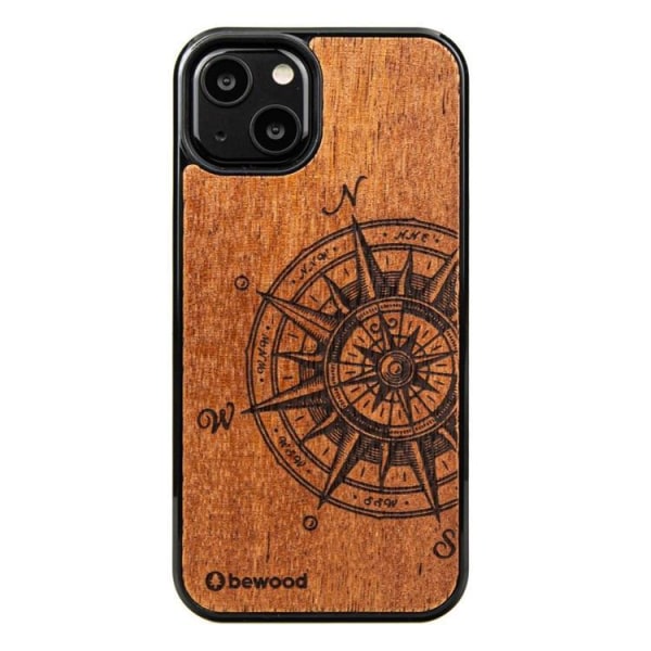Bewood iPhone 13 mini Kännykän suojakuori Magsafe Wooden Traveler Merbau