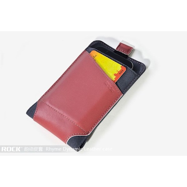 Rock Dynamic Pouch till iPhone 4/4s/3Gs  (Rose Red) Röd