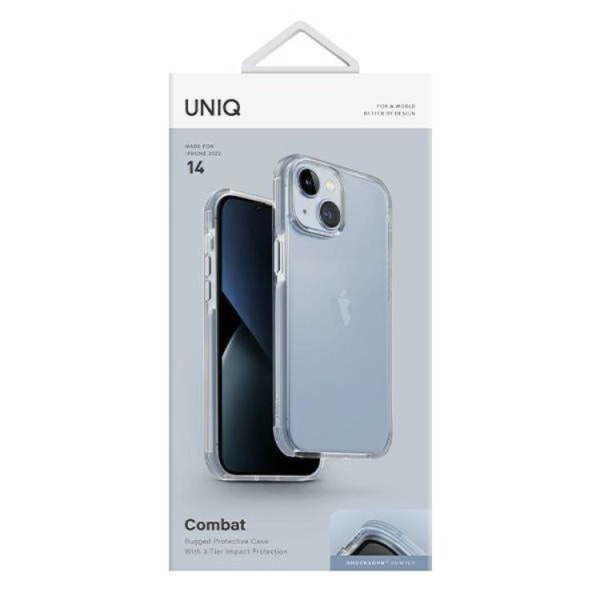 UNIQ iPhone 14 Plus Cover Combat - Blå