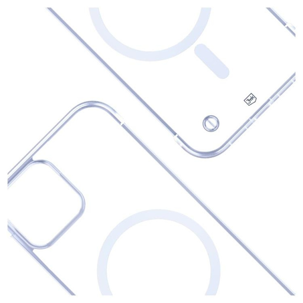 3MK Mobilskal till iPhone 15 Plus MagSafe Just20g - Clear
