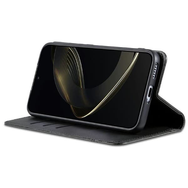 AZNS Samsung Galaxy A56 5G Plånboksfodral Konstläder - Svart