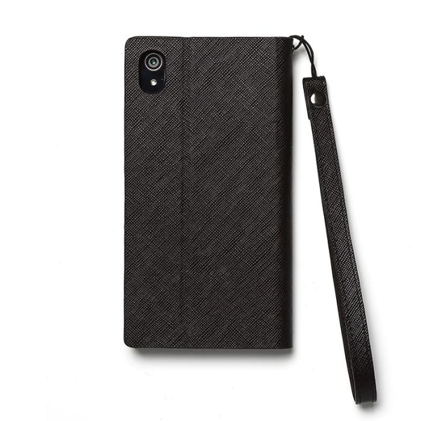 Zenus Minimal Diary Väska till Sony Xperia Z2 - Svart Svart