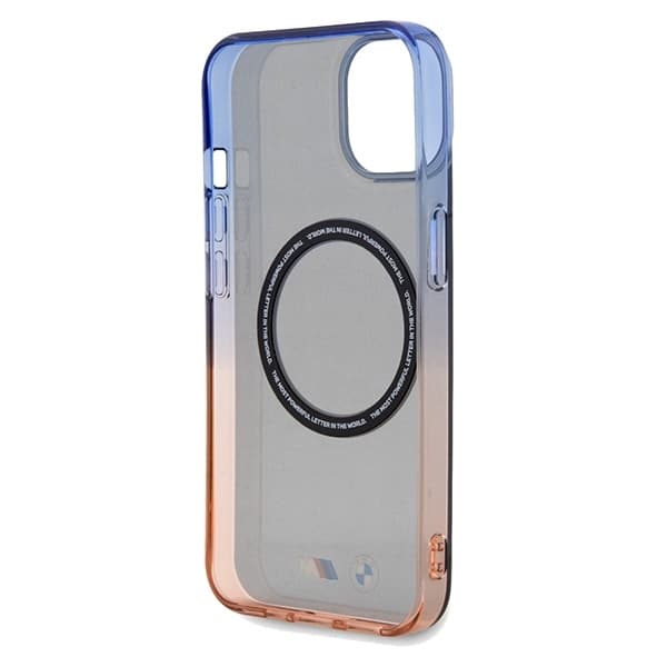 BMW telefontaske til iPhone 14 Plus/15 Plus MagSafe Gradient kofanger - Grå