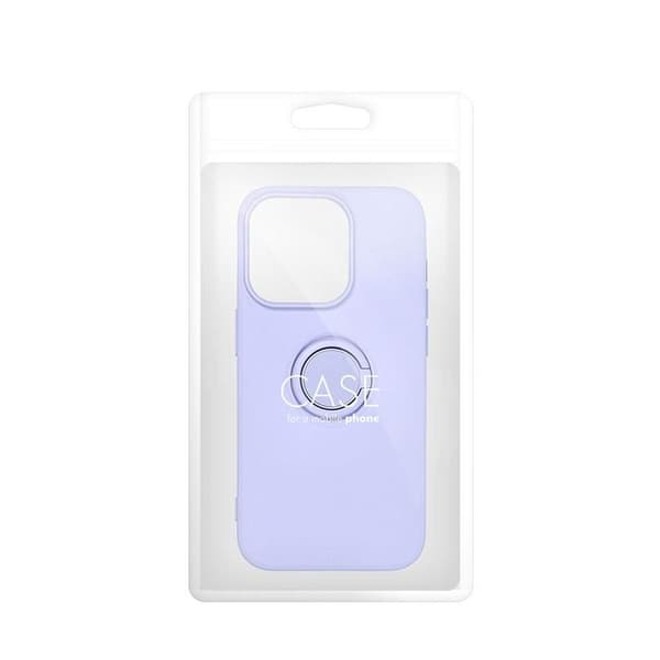 Mobilskal till iPhone 16e Silikon Ring - Violett Lila