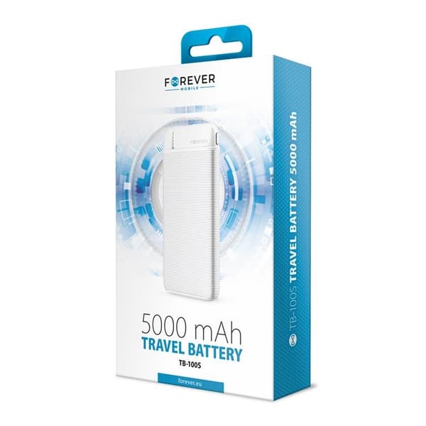 Forever Powerbank 5000 mAh TB-100S - Vit Vit