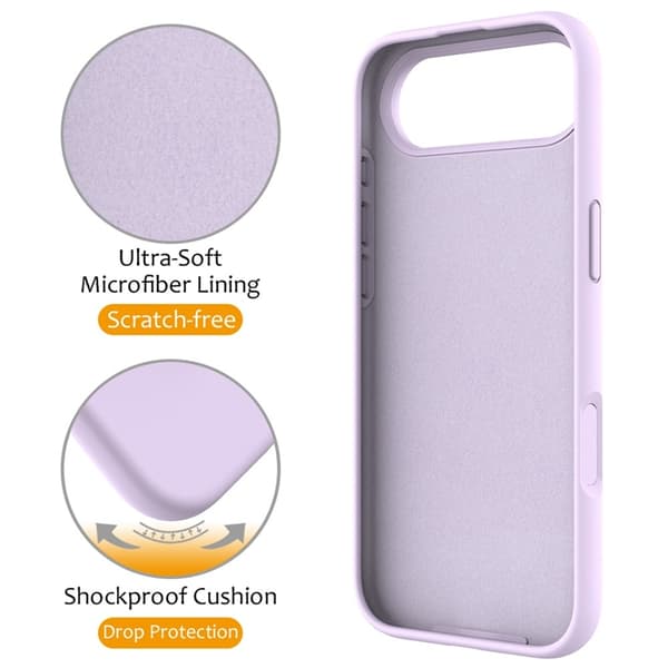 Mobilskal till iPhone Air MagSafe Kickstand PC + Silikon - Lila Lila
