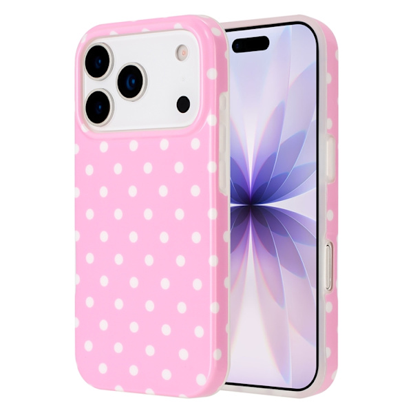 Mobilskal till iPhone 17 Pro Dot Design Imd Tpu Rosa