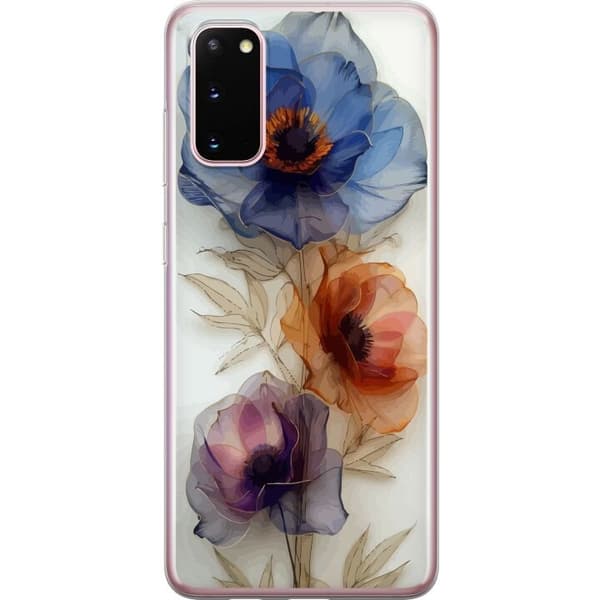 Mobilskal till Samsung Galaxy S20 med Silkesblommor