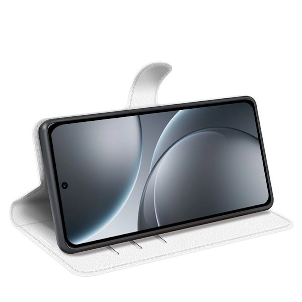 Oppo Find X9 Pro 5G Plånboksfodral Konstläder Stötsäker - Vit