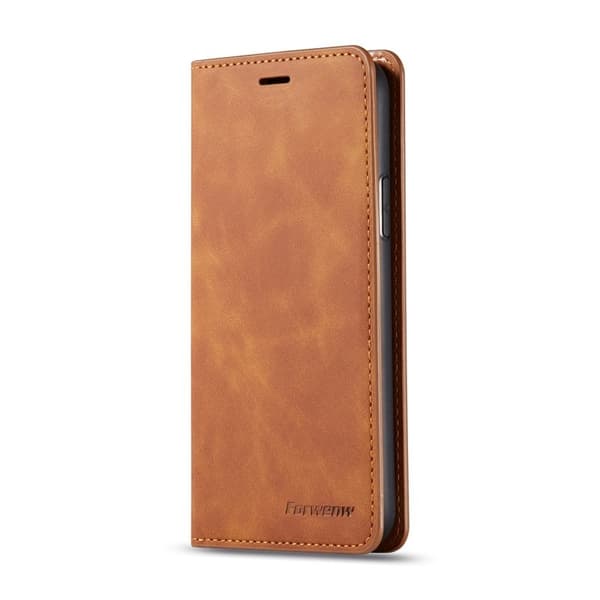 FORWENW Fantasy Series iPhone 11 Pro Plånboksfodral Konstläder - Brun