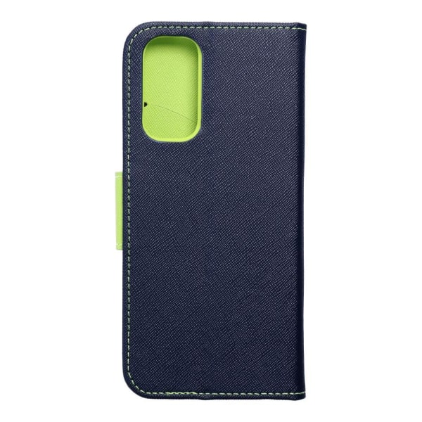 Redmi Note 11/11S -lompakkokotelo Fancy Eco Leather - sininen