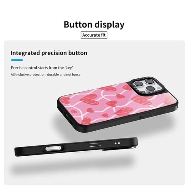 Mobilskal till iPhone 15 Pro MagSafe Aluminium Silikon Rosa