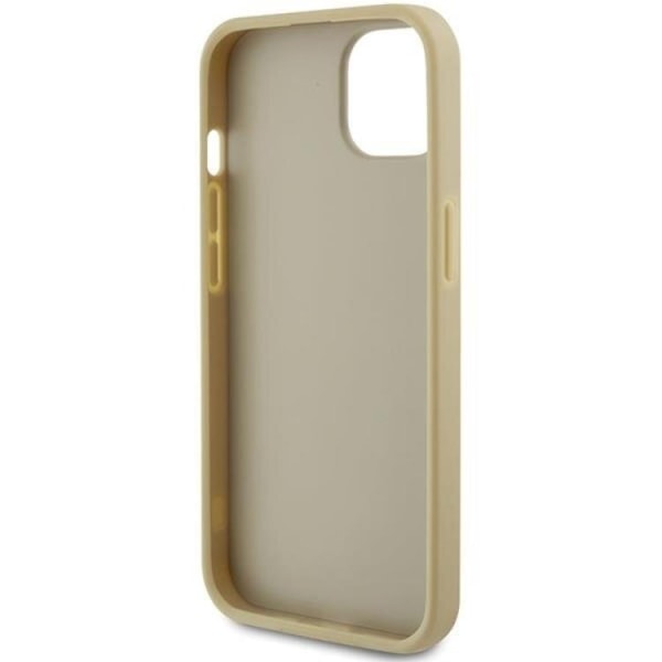 Guess Mobilskal till iPhone 15 Perforated Glitter - Guld Guld