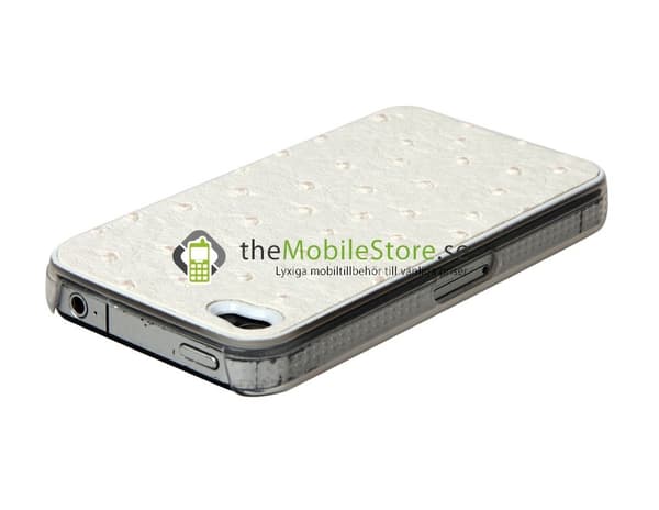 Apple iPhone 4S/4:n takakuori (OSTRIG VIT) White