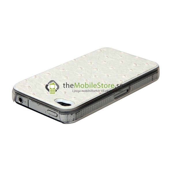 Baksideskal till Apple iPhone 4S/4 (OSTRIG VIT) Vit