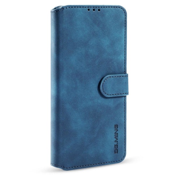 Dgming Retro -lompakkokotelo Samsung Galaxy A03s -puhelimelle - sininen Blue