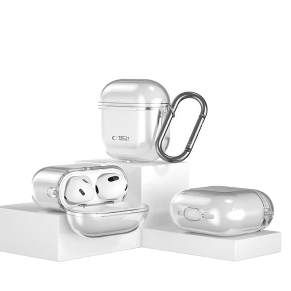 Tech-Protect Airpods 4 Cover Flexair - Klar Transparent