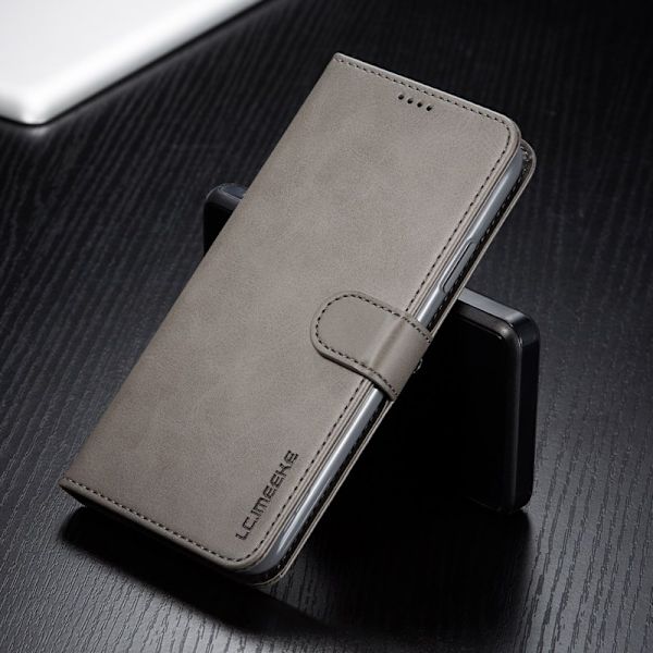 LC.imeeke iPhone 11 Pro Max Plånboksfodral Konstläder - Grå