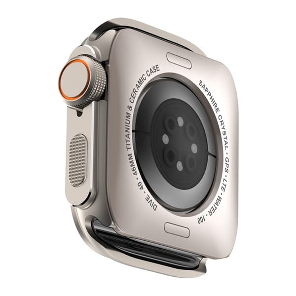 Apple Watch 10 (46mm) Skal Ultra Alloy Metal - Titanium Silver