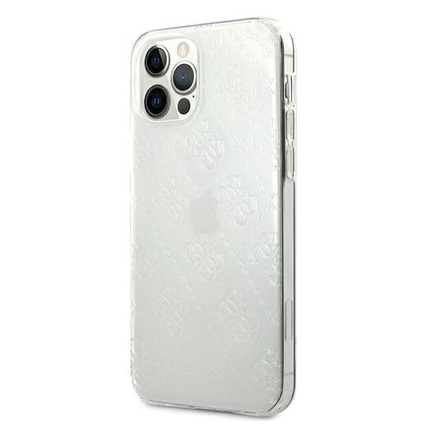 Guess iPhone 12 Pro Max Skal 3D Pattern Collection - Transparent