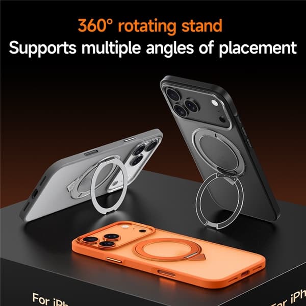 SULADA Telefontaske til iPhone 17 Pro Max MagSafe Anti-Fingeraftryk Orange
