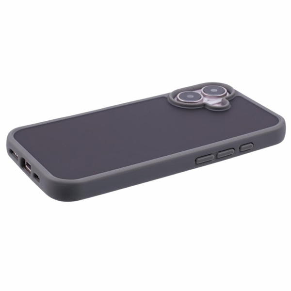 X-LEVEL Mobilskal till iPhone 16 Akryl TPU Gummiskydd - Grå