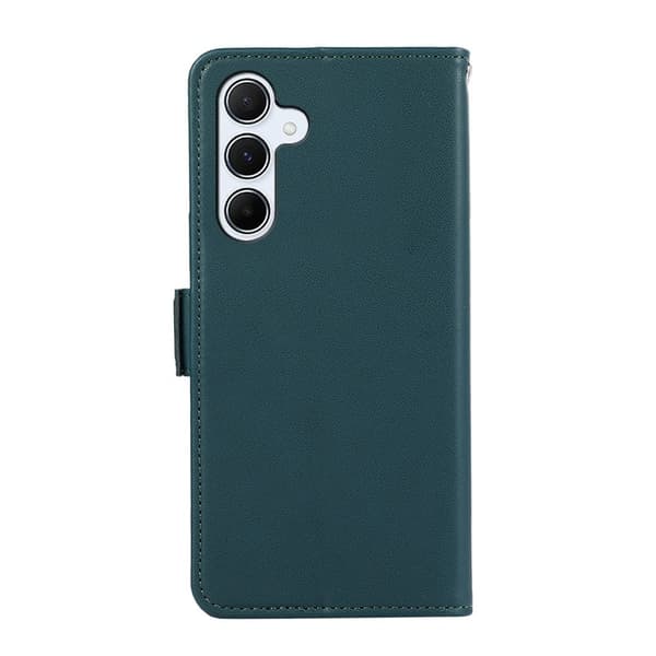 ABEEL Samsung Galaxy S25+/S24+ Plånboksfodral RFID-Skydd Konstläder Grön