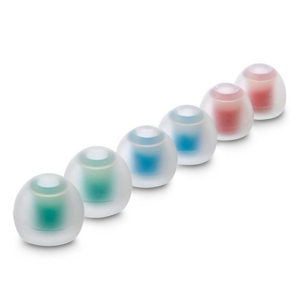 HAMA Ersättningsöronkuddar Silicone 6-Pack Vit