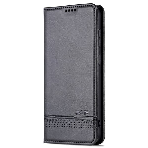 AZNS Samsung Galaxy S24+ Plånboksfodral Konstläder - Svart