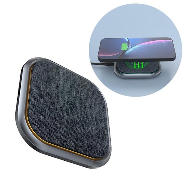 Dudao Fast Trådlös Laddare 15W - Harmaa Grey