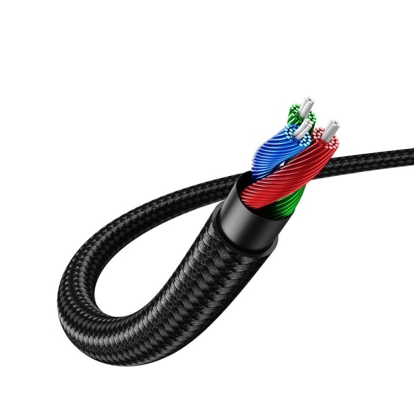 Ugreen Audio kabel 2 x minijack 3,5 mm 0,5 m - Blå