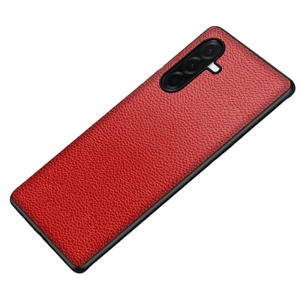 Mobilskal för Samsung Galaxy S26 Plus Konstläder PC + TPU - Röd