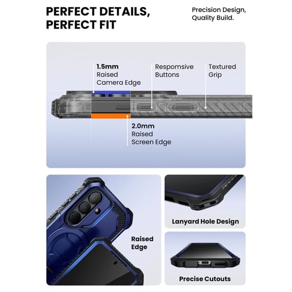 SupCase Telefontaske Til Galaxy S26 Magsafe IBLSN Armorbox - Kobolt Blå