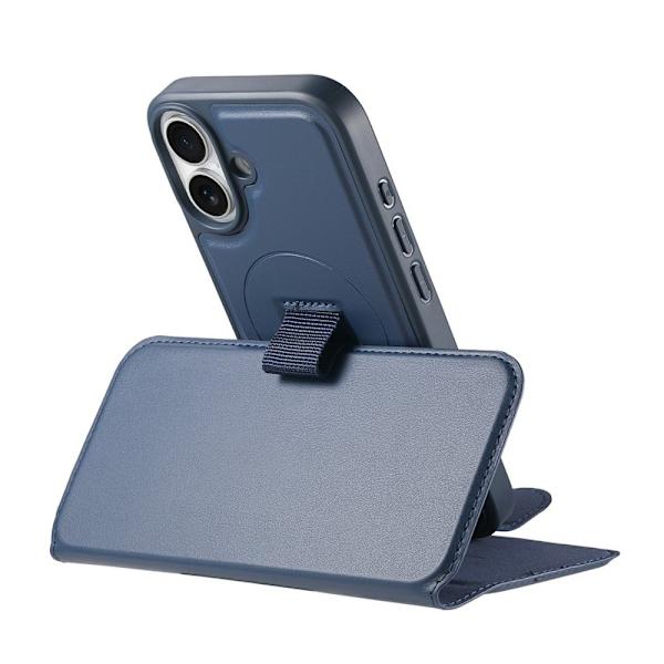 CASENEO iPhone 17 Plånboksfodral RFID Blocking Konstläder - Blå