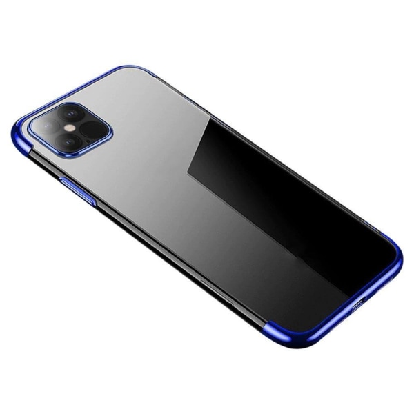 Clear Gel Galvaniseringsramme Mobilcover Xiaomi Mi 11 - Blå Blue