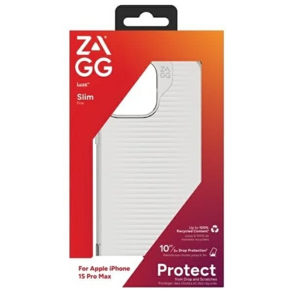 ZAGG Mobilskal till iPhone 15 Pro Max MagSafe Luxe - Clear
