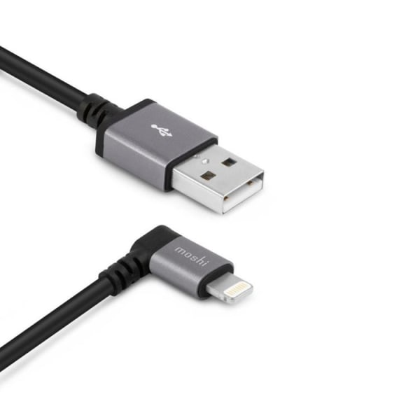 Moshi USB-A til Lightning-kabel med 90-graders stik 1,5m