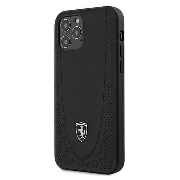 Ferrari Case iPhone 12 & 12 Pro Cover Off Track Black Black